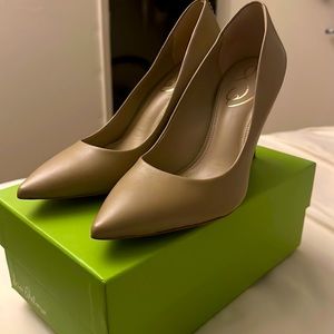 Sam Edelman Hazel Beige Leather pumps